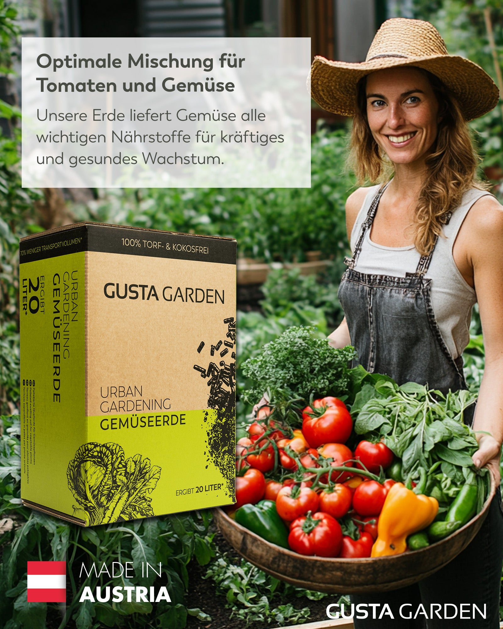 Urban Gardening Gemüseerde