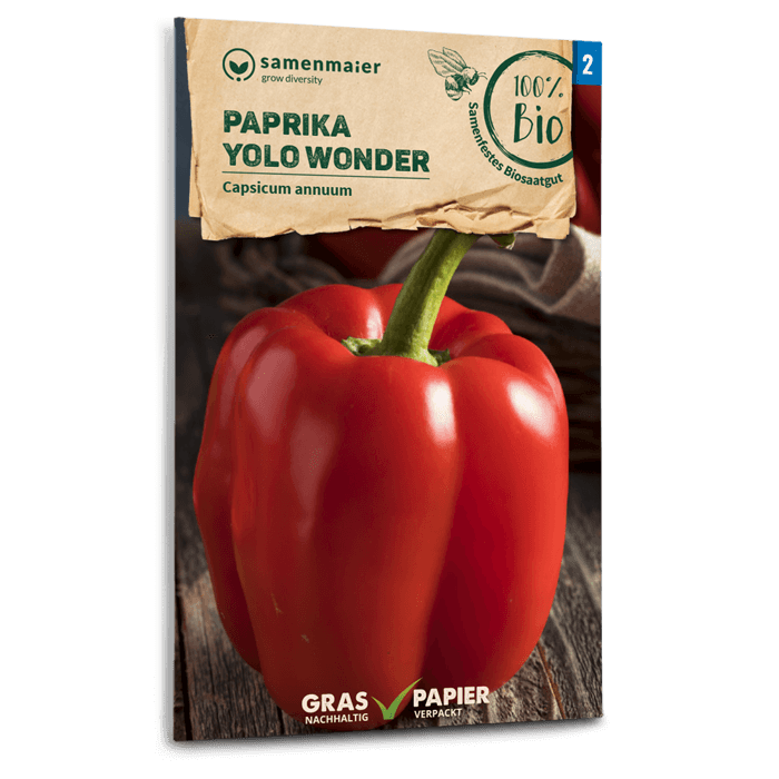 Samen Maier Paprika,Yolo Wonder, grün rot abreif