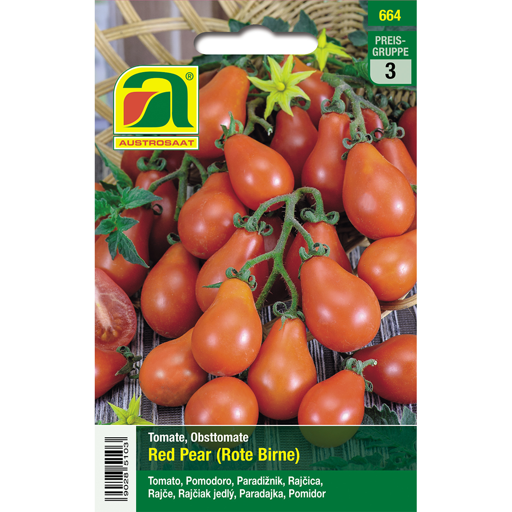 Austrosaat Tomate Red Pear (Rote Birne)