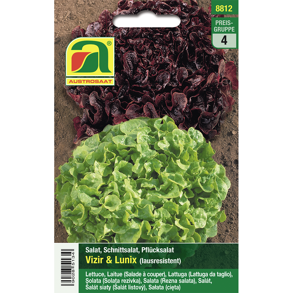 Austrosaat Eichblattsalat Duopack rot und grün