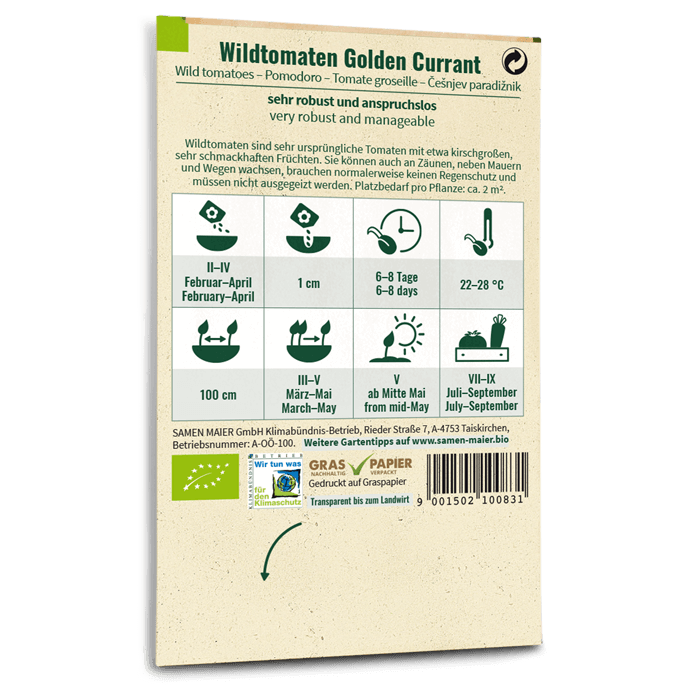 Samen Maier Wildtomaten, Golden Currant