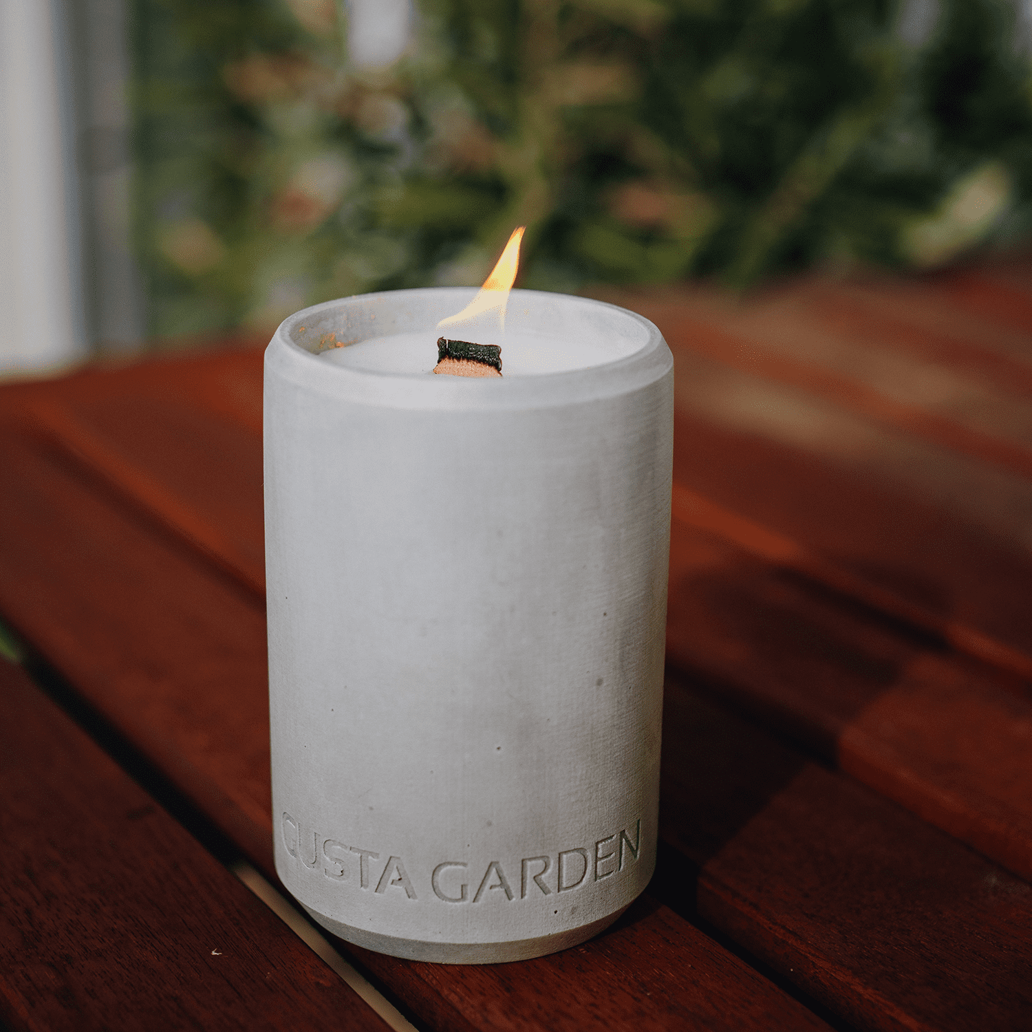 Concrete candle (set of 2)