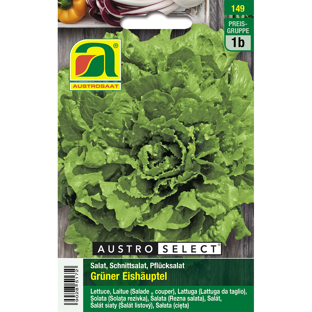 Austrosaat cut lettuce green. Eishäuptel Austroselect