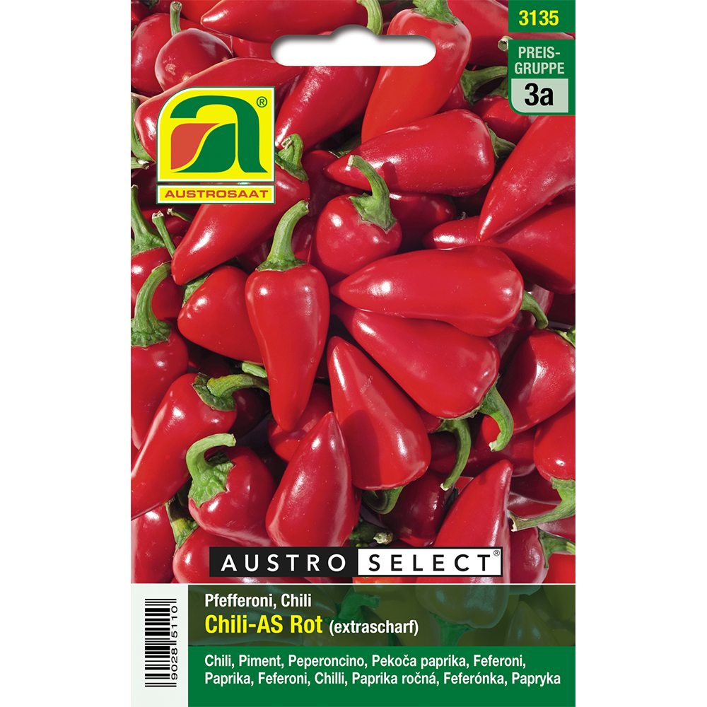 Austrosaat Paprika Chili-AS Red Austroselect