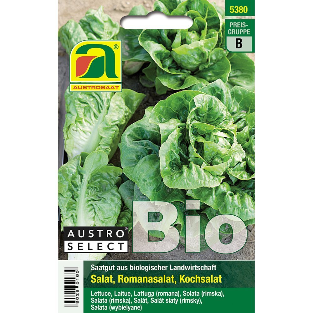 Austrosaat Romana lettuce ZieglersWr.Maidivi Austroselect organic seeds