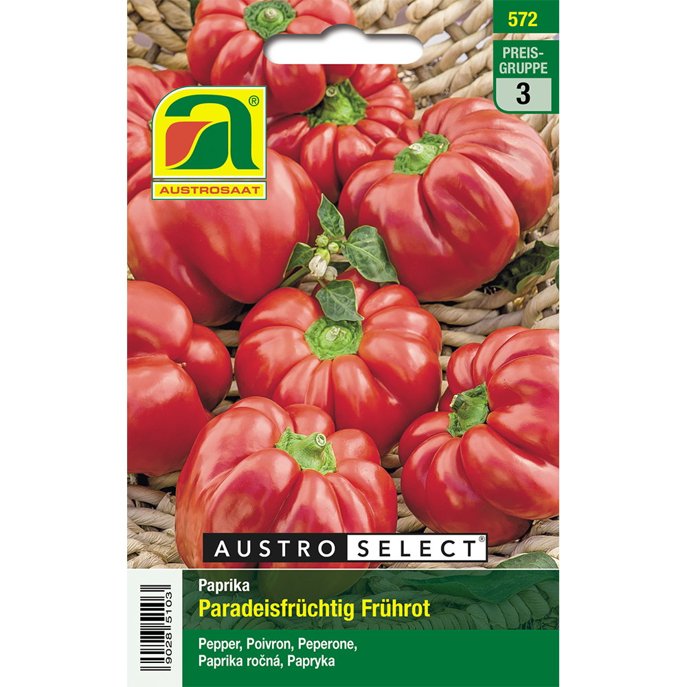 Austrosaat Paprika Paradeisfr. Early red Austroselect